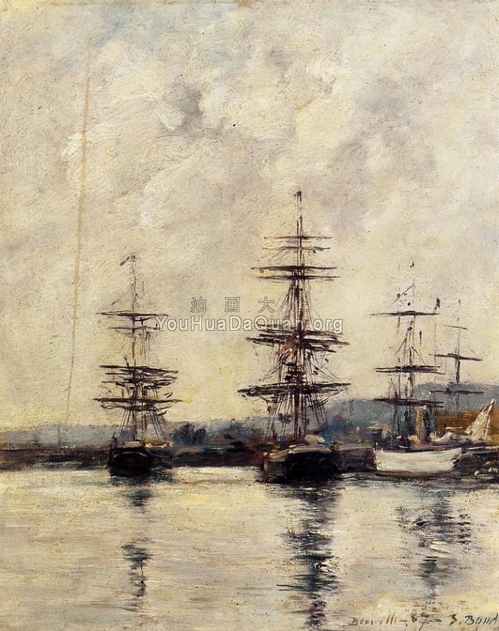 The Port, Deauville - 尤金·布丹